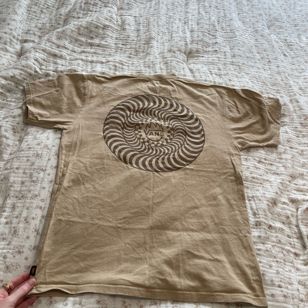Vans Men's Tan Graphic Tee - Picture 4 of 8